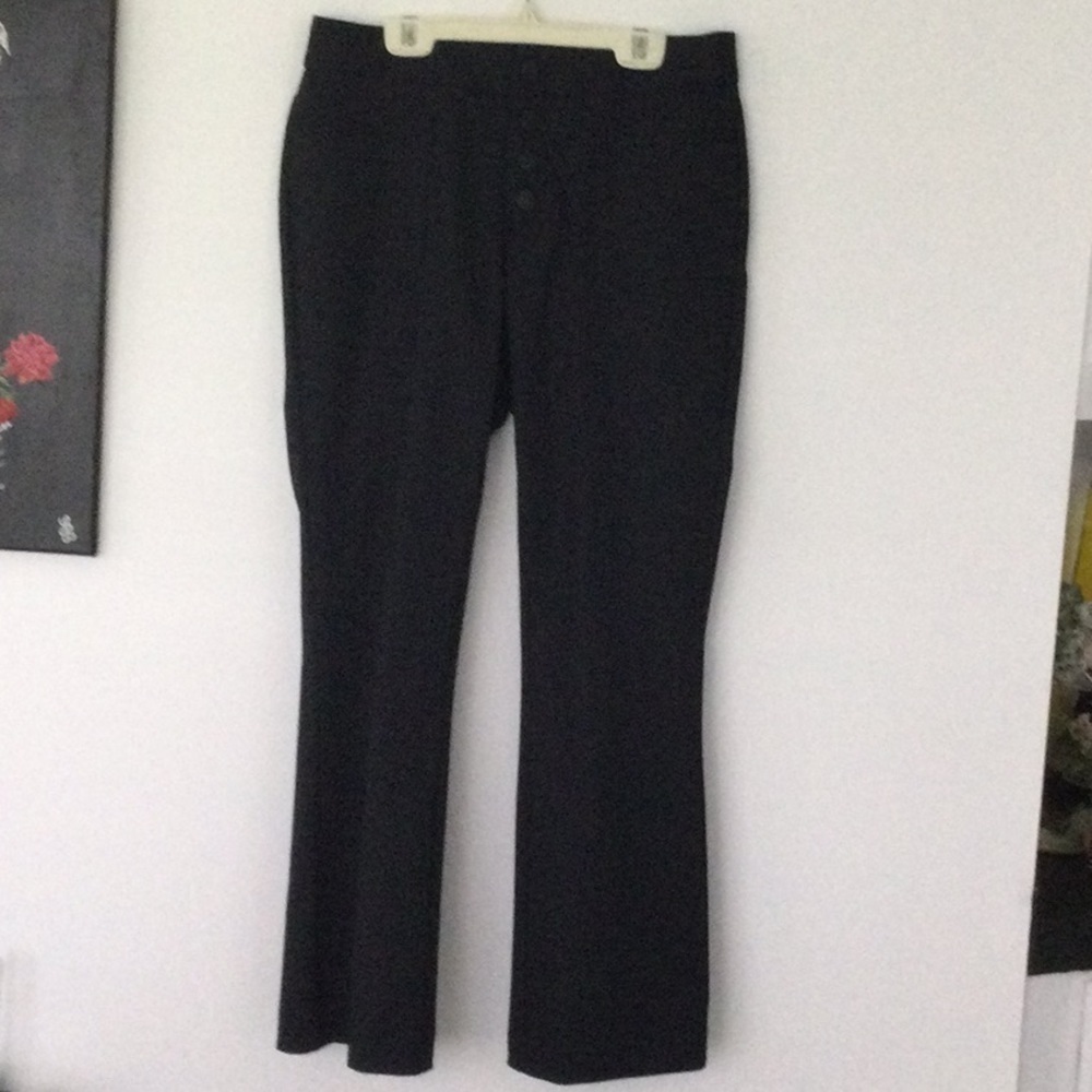 Laundry by Shelli Segal Women’s Pants Size S/P/ch Black with button down front
